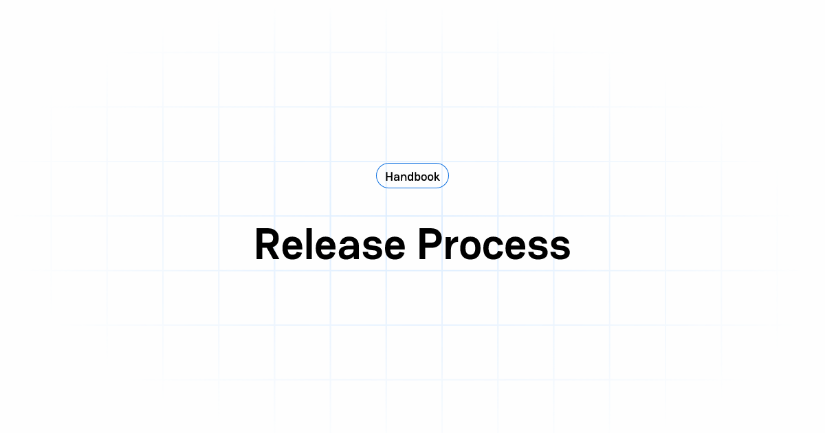 Release Process | Handbook