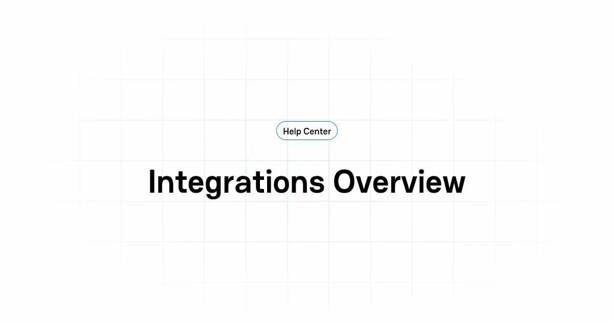 Integrations Overview | Vsimple Knowledge Base