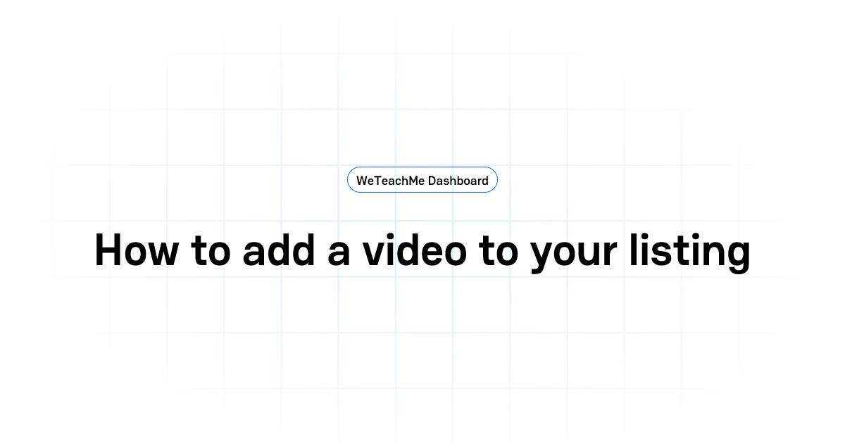 How to add a video to your listing | Everything you need to manage your ...