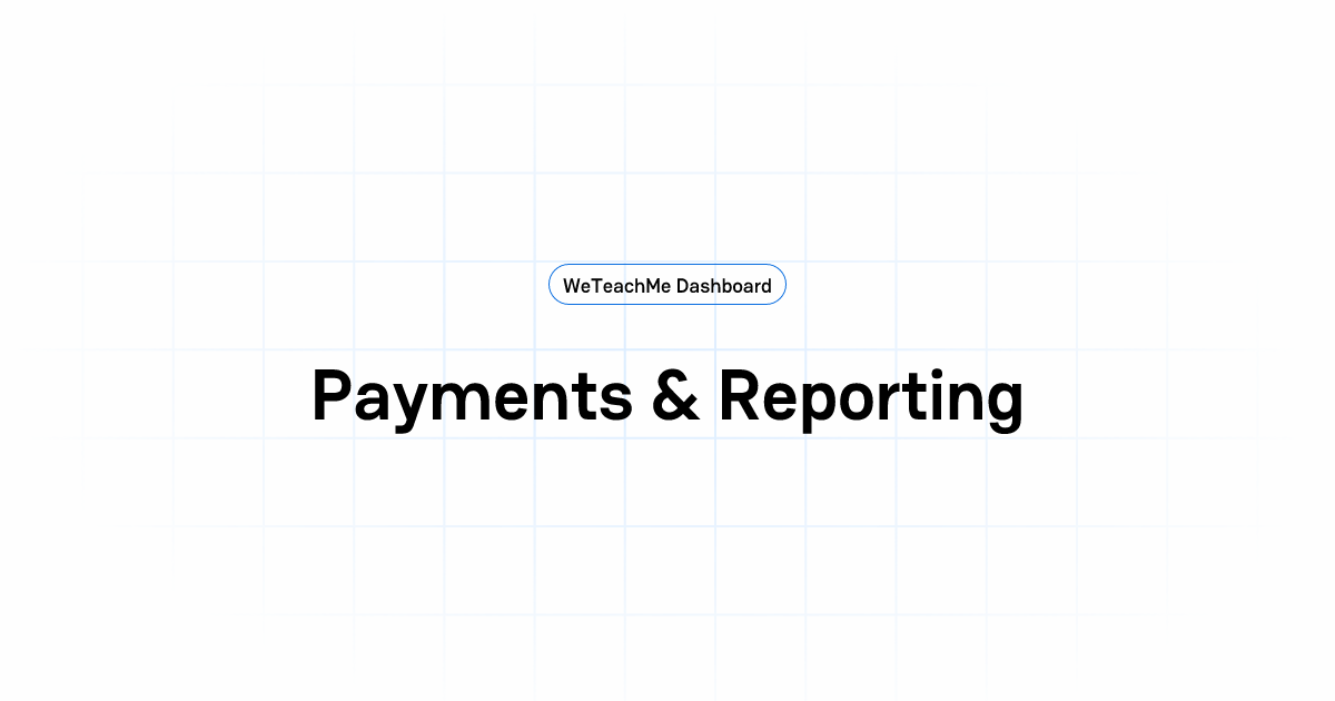 Payments & Reporting | Everything you need to manage your classes ...